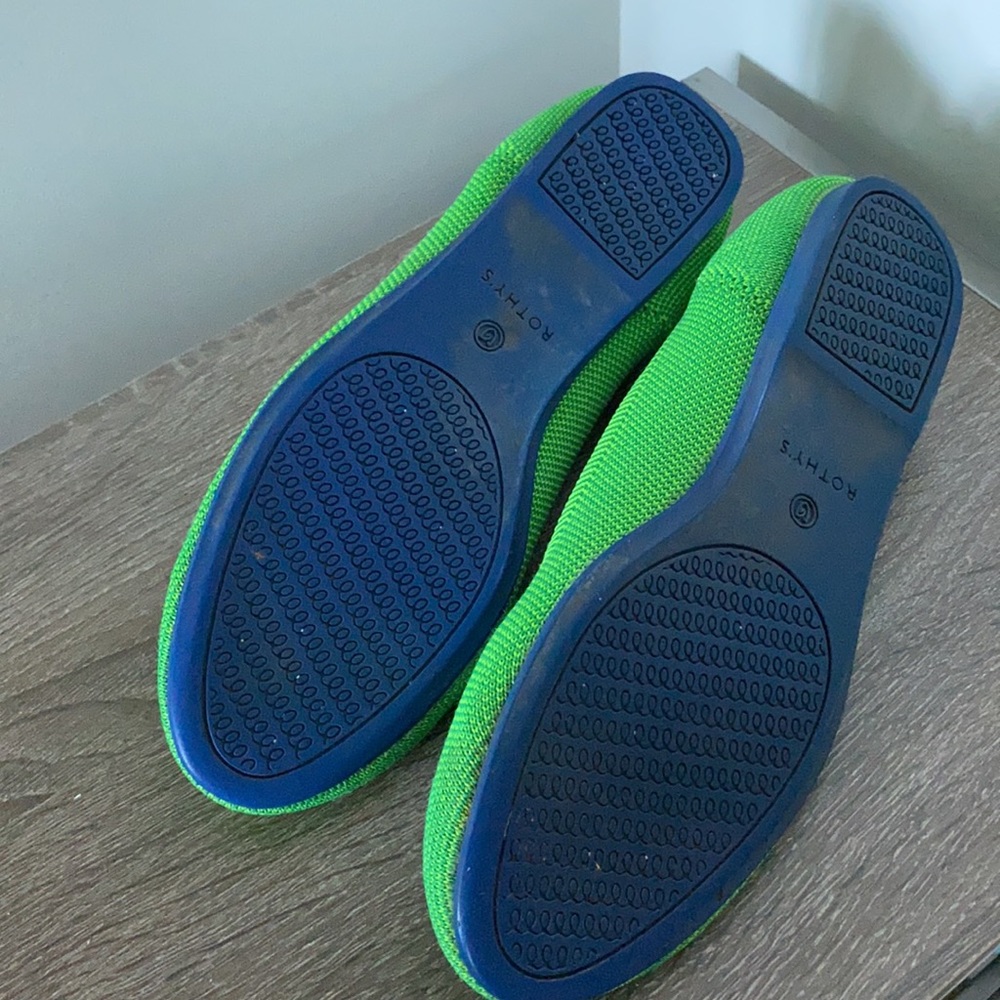 Rothy's Bright Green Flats (fits like Rothy’s
sz 8) - Picture 7 of 16